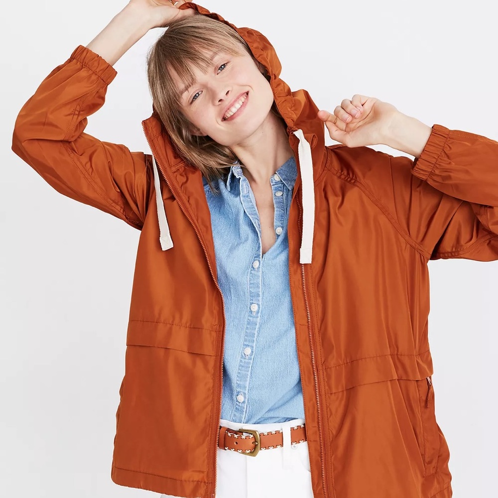 Madewell packable raincoat